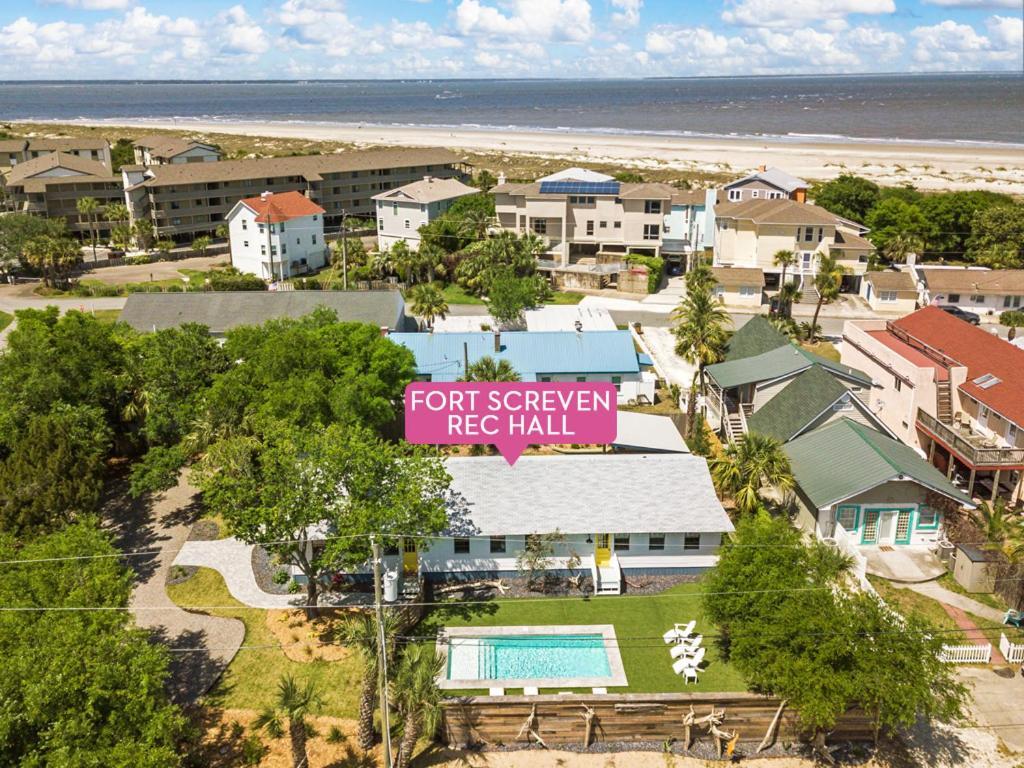 Fort Screven Rec Hall Villa Tybee Island Exterior foto